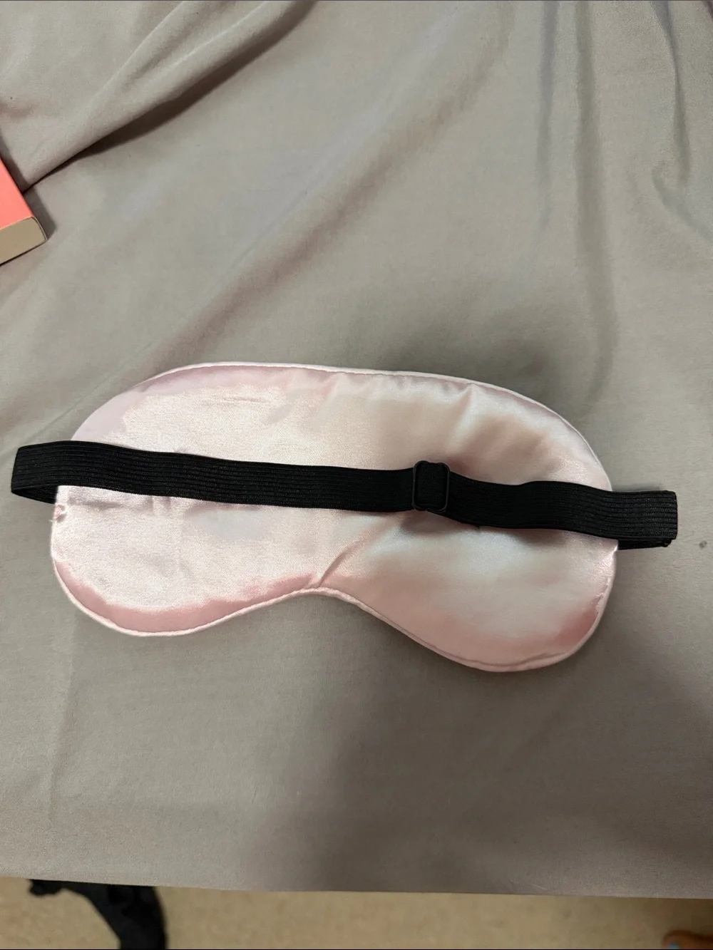Team Bride Pink Satin Eye Mask with Gold Foil